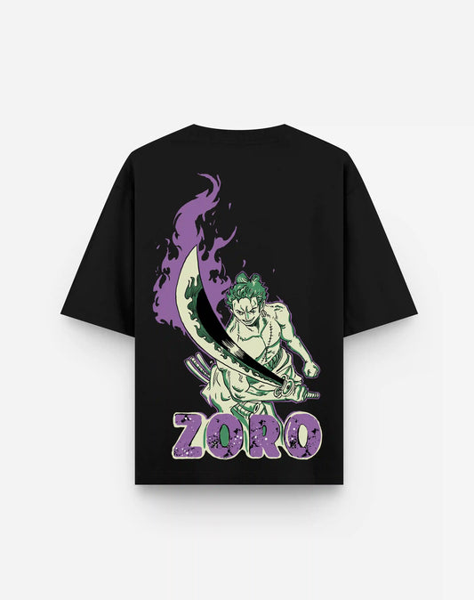 ONE PIECE ZORO ANIME OVERSIZED TSHIRT