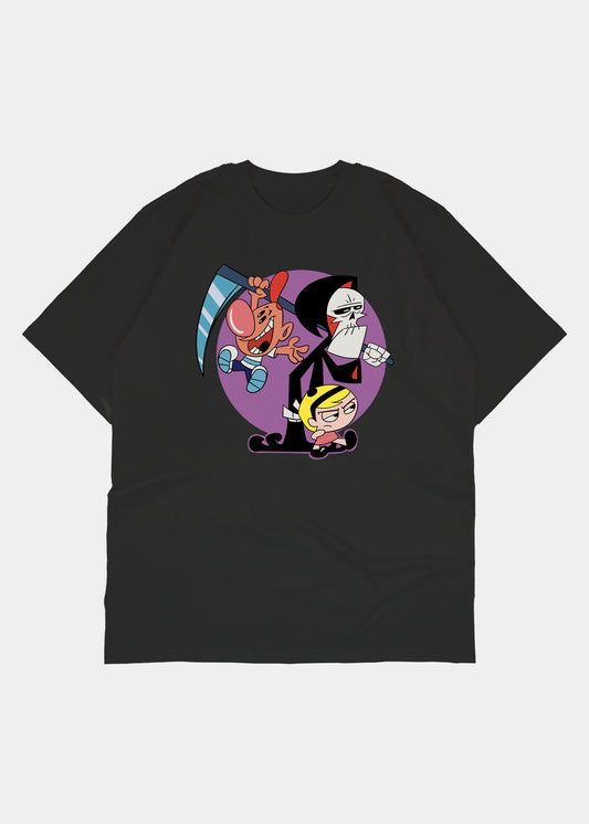 GRIM SQUAD VIBES OVERSZIED TSHIRT