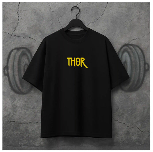THOR BLACK OVERSIZED TSHIRT