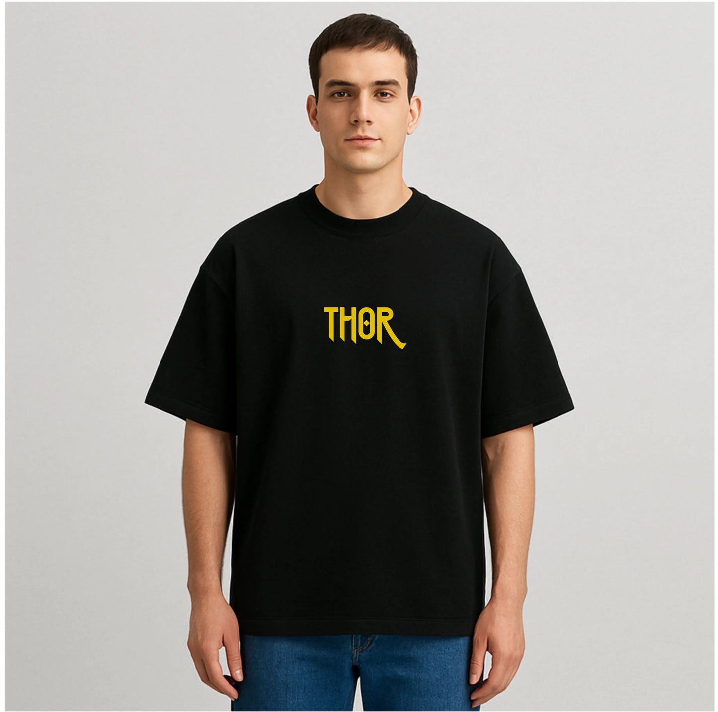 THOR BLACK OVERSIZED TSHIRT