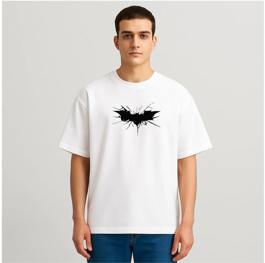 BATMAN WHITE OVERSIZED TSHIRT