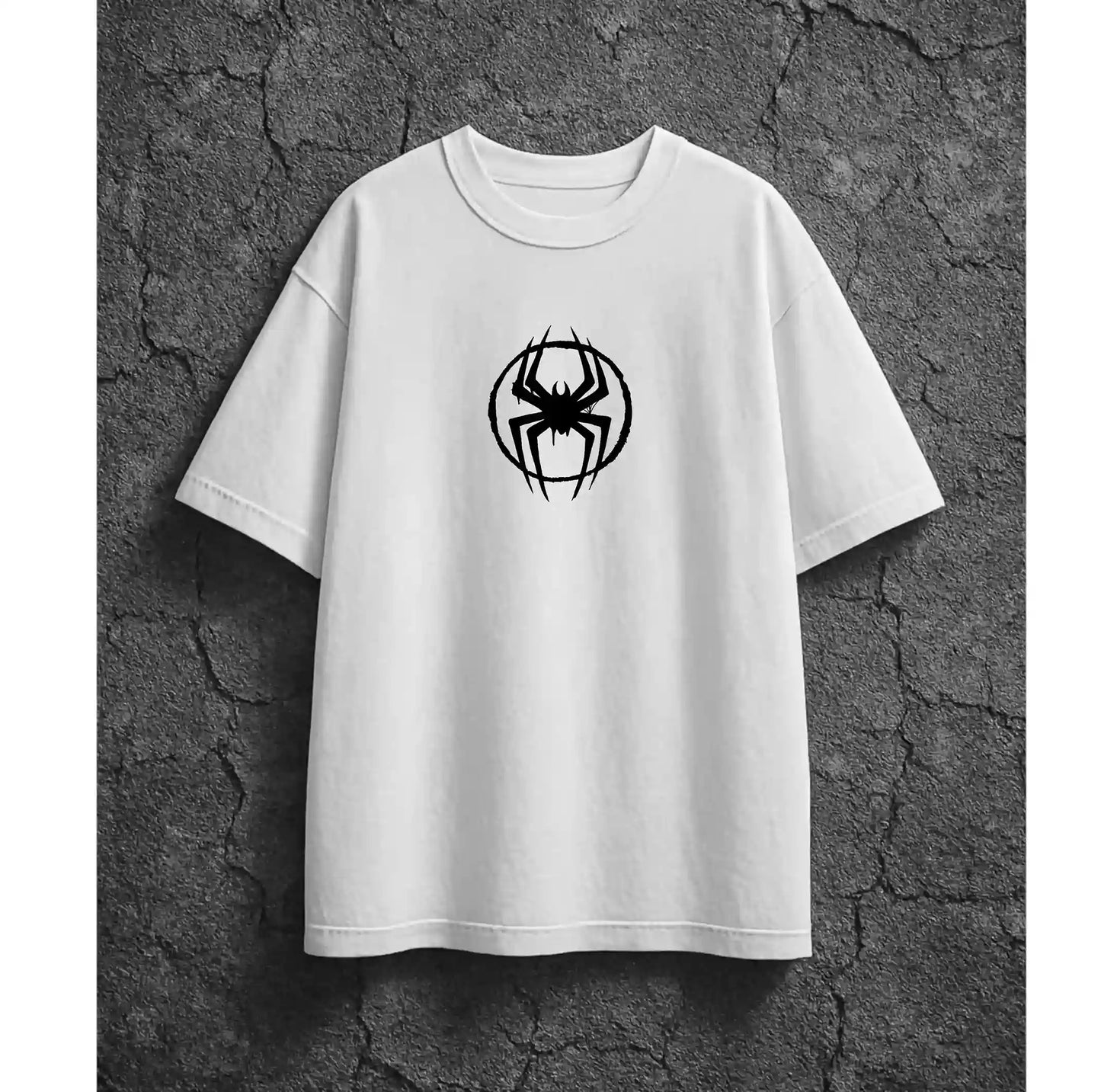 SPIDY WHITE OVERSIZED TSHIRT