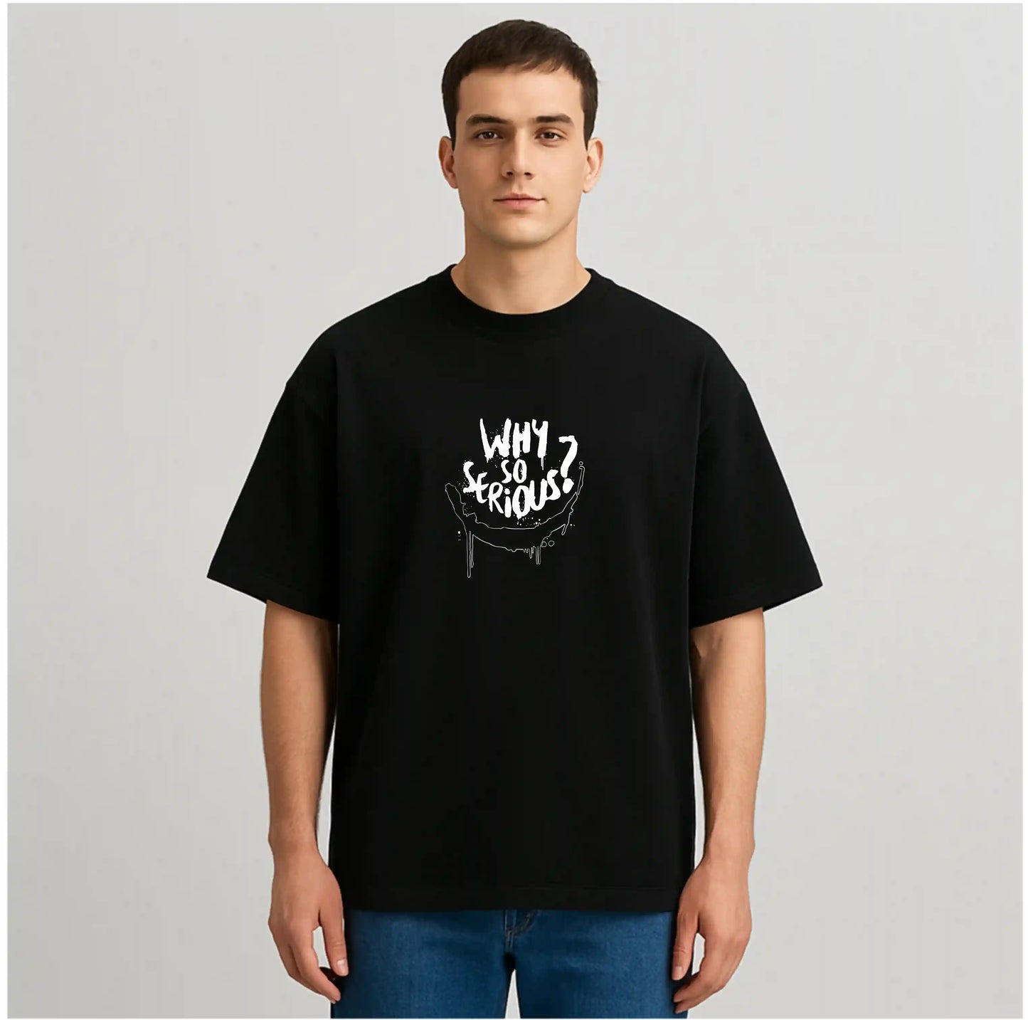 JOKER BLACK OVERSIZED TSHIRT