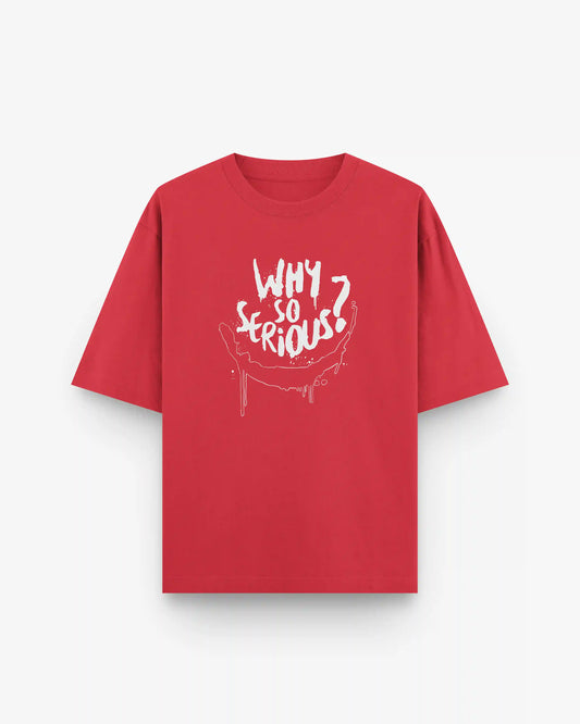 JOKER OVERSIZED RED TEE