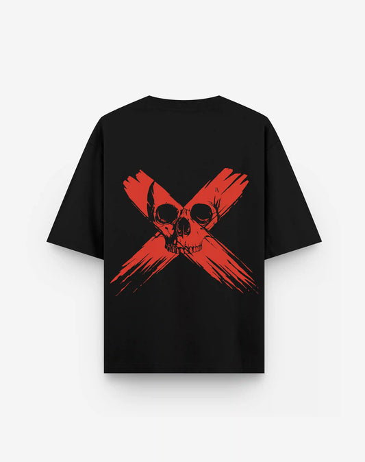 RED SKULL | UNISEX OVERSIZED TSHIRT