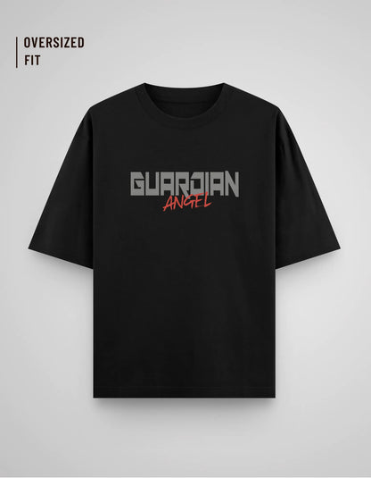 GUARDIAN ANGEL  | OVERSIZED BLACK TEE