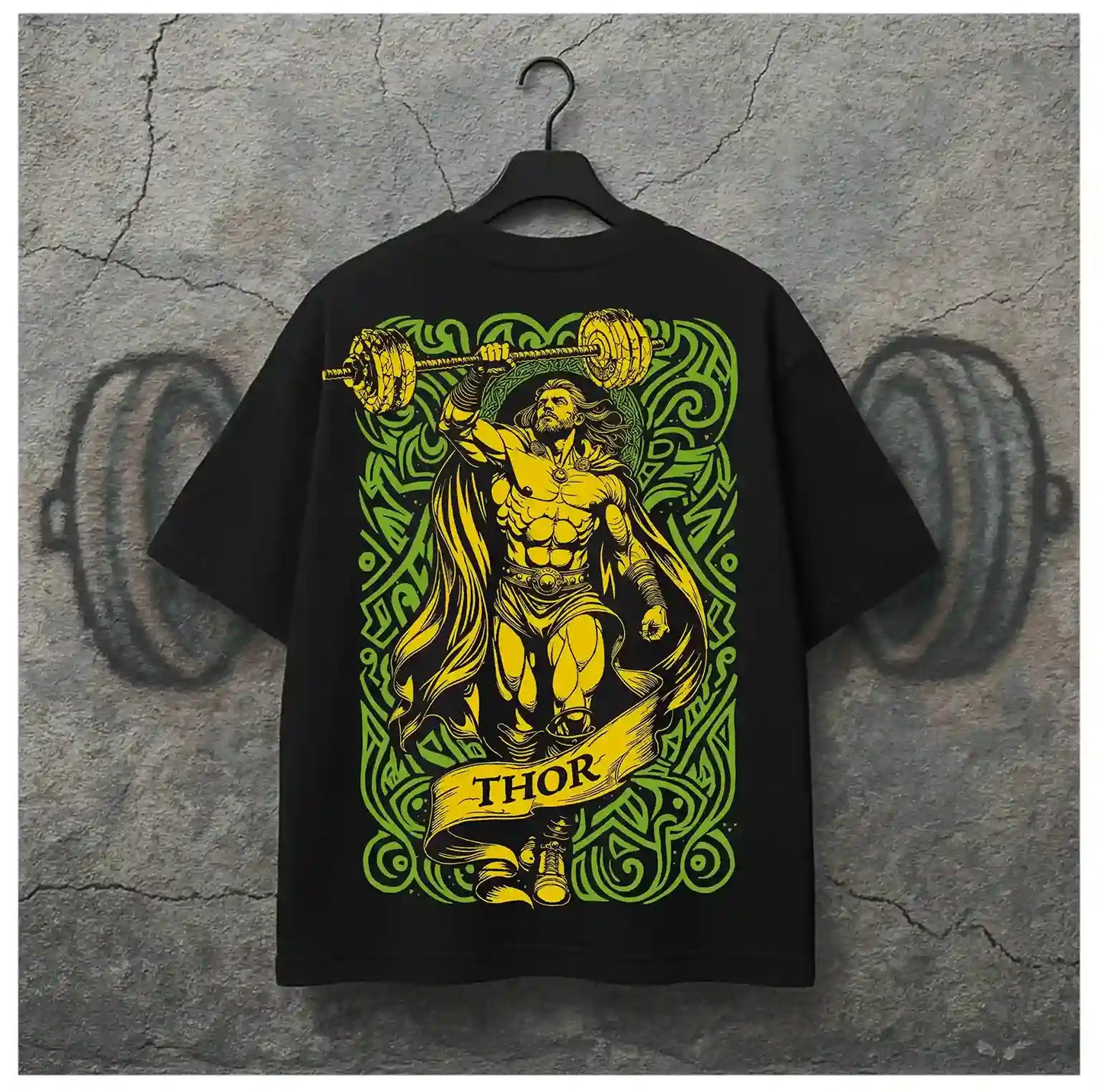 THOR BLACK OVERSIZED TSHIRT