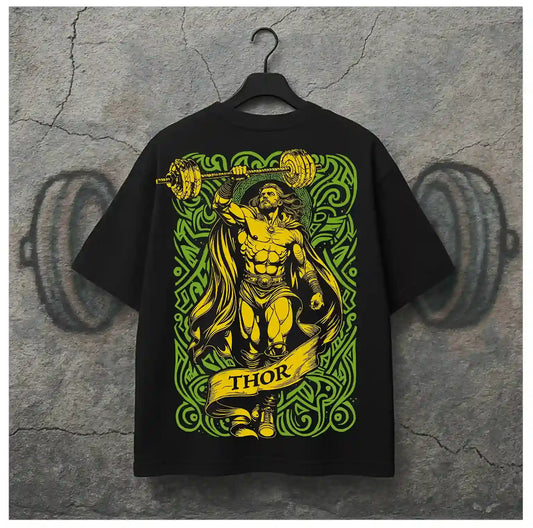 THOR BLACK OVERSIZED TSHIRT