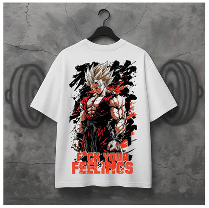 FCUK YOUR FEELINGS WHITE OVERSIZED TSHIRT