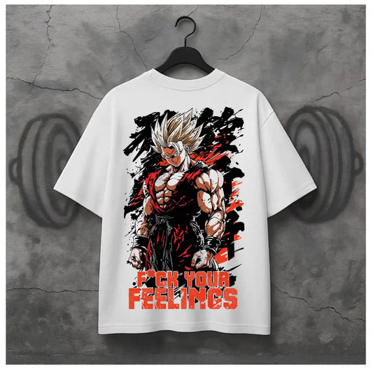 FCUK YOUR FEELINGS WHITE OVERSIZED TSHIRT