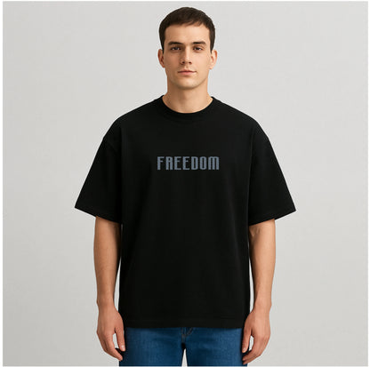 FLYING EAGLE BLACK OVERSIZED TSHIRT