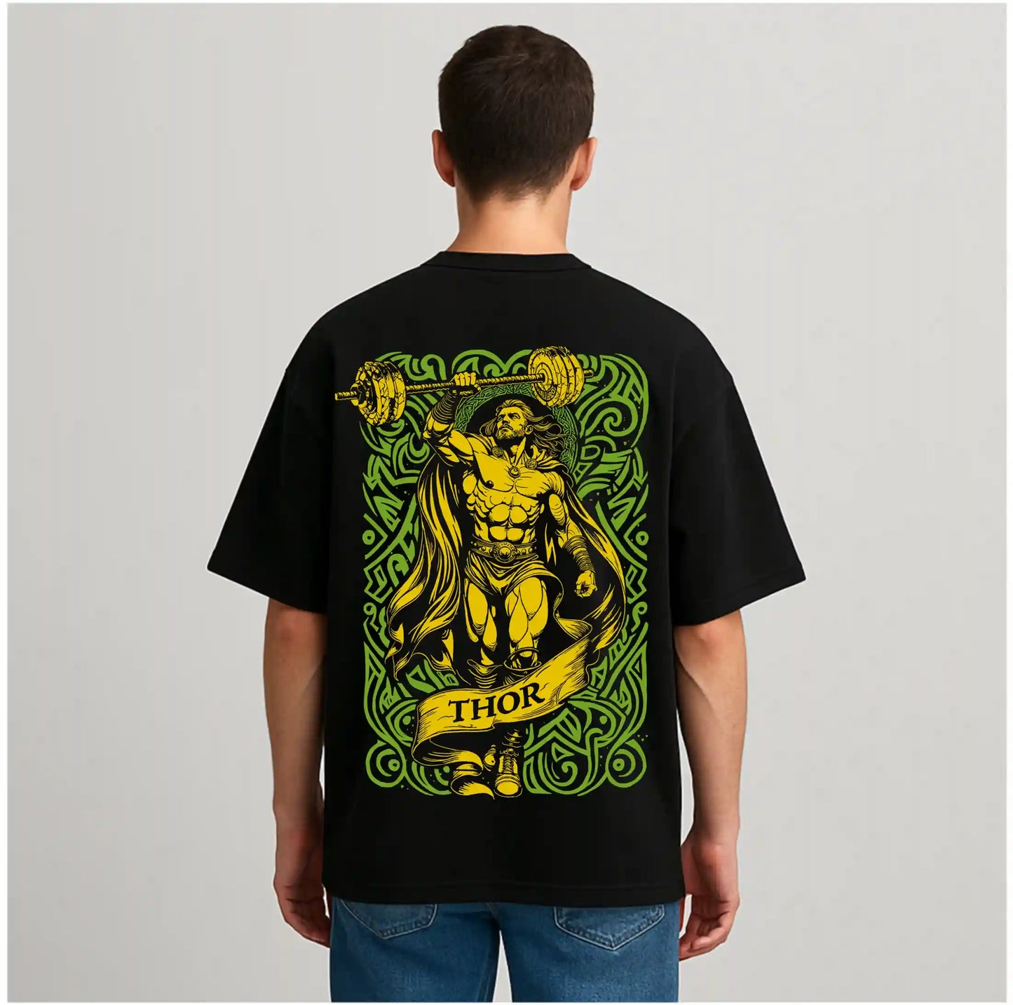 THOR BLACK OVERSIZED TSHIRT