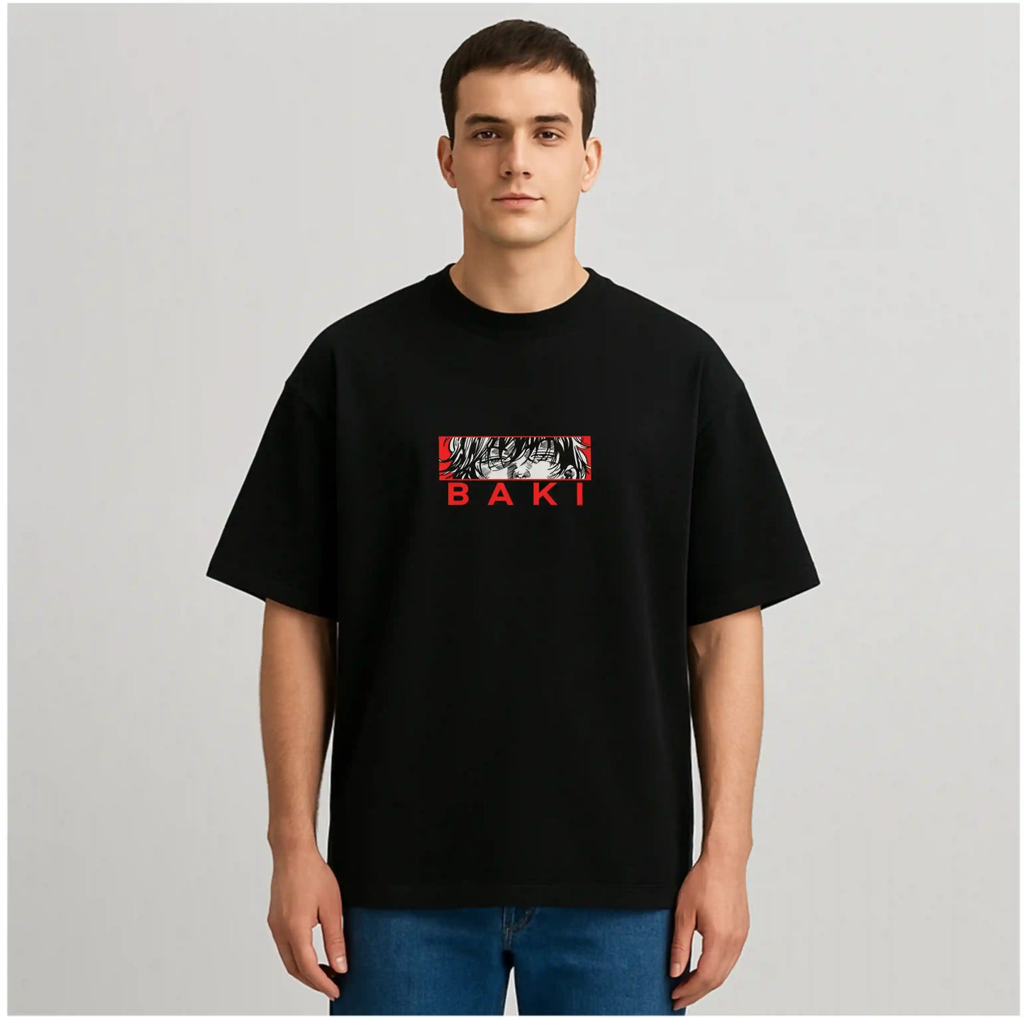 NOW OR NEVER BLACK OVERSIZED TSHIRT