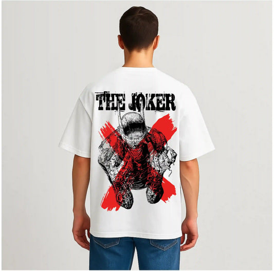 JOKER WHITE OVERSIZED TSHIRT