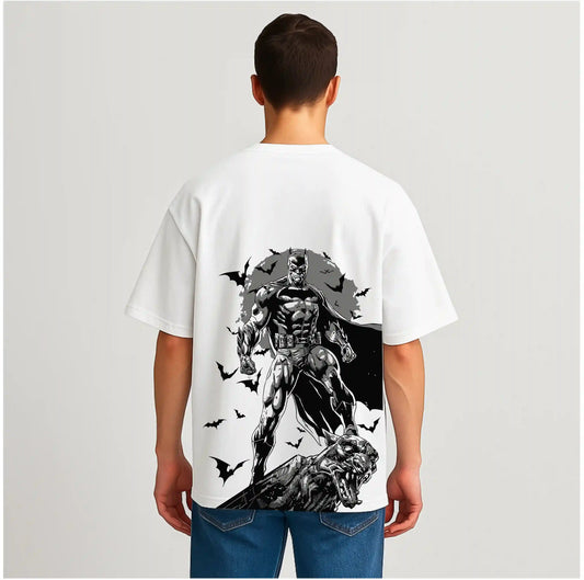 BATMAN WHITE OVERSIZED TSHIRT