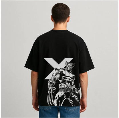WOLVERINE-X BLACK OVERSIZED TSHIRT