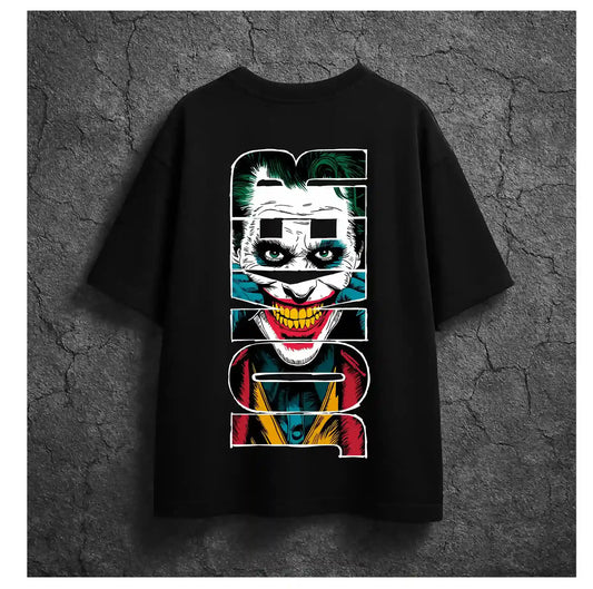 JOKER BLACK OVERSIZED TSHIRT