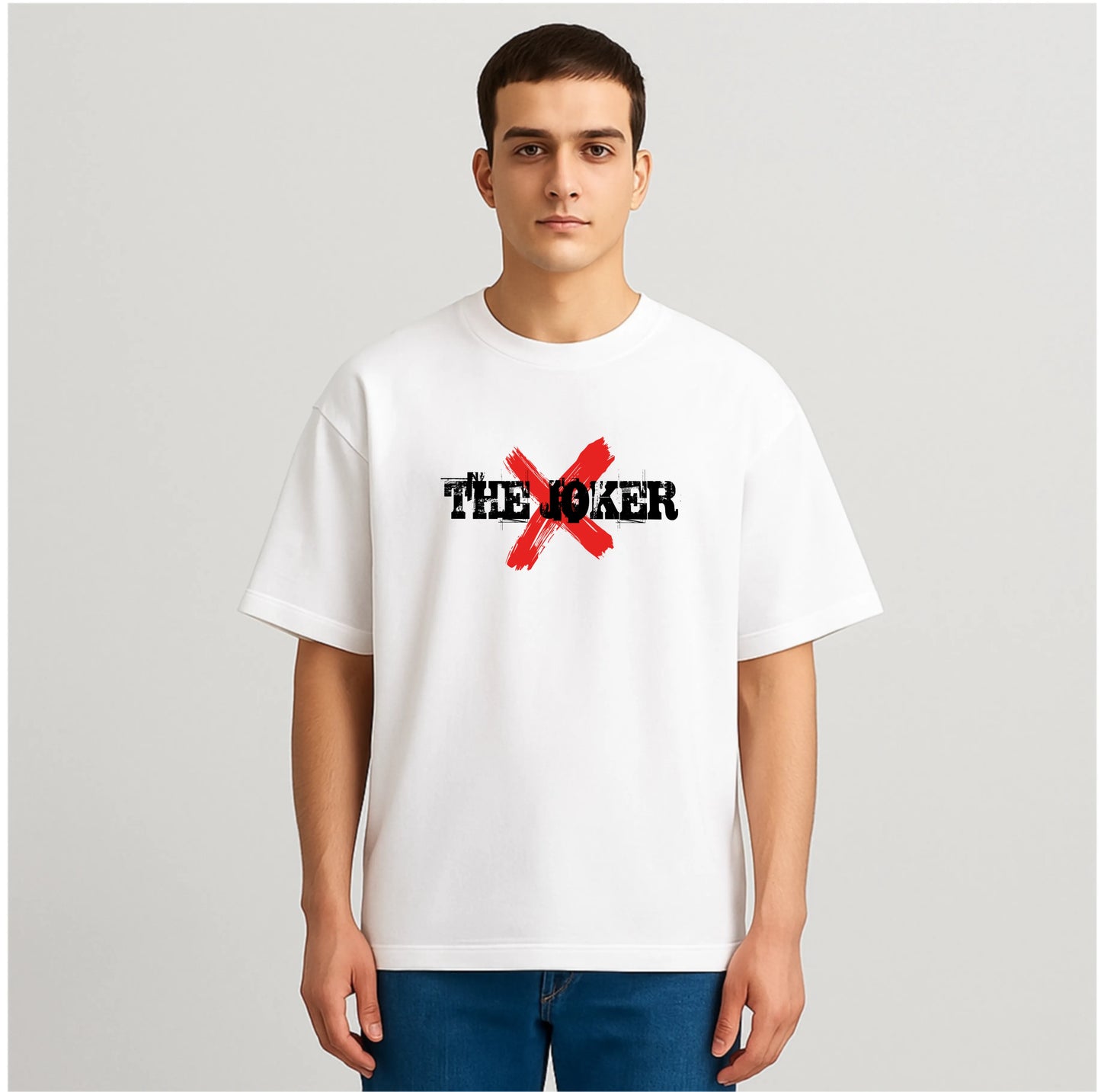 JOKER WHITE OVERSIZED TSHIRT